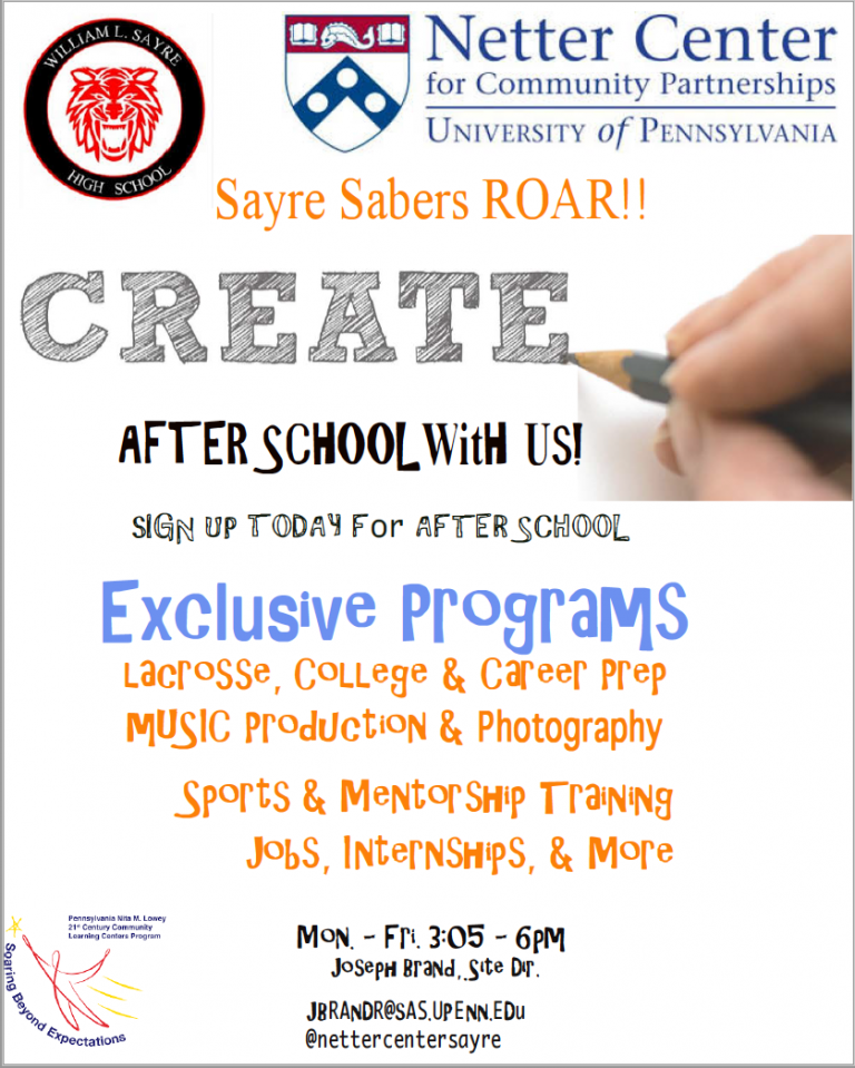 William L. Sayre High School The School District of Philadelphia