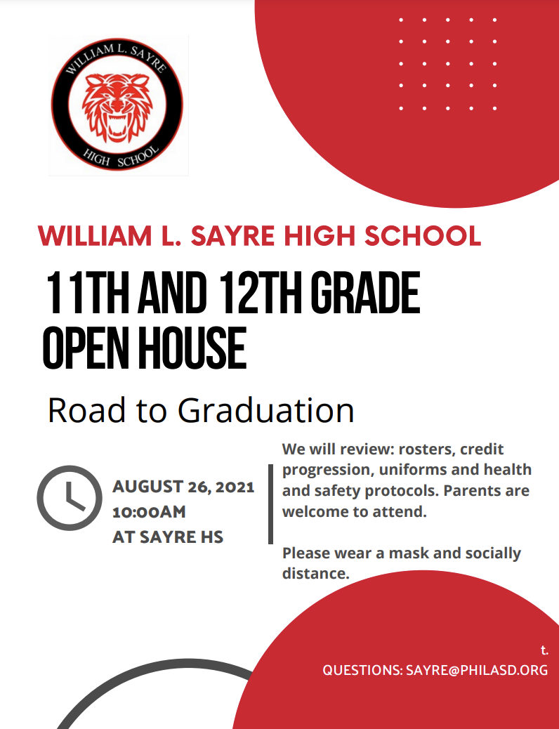 William L. Sayre High School The School District of Philadelphia