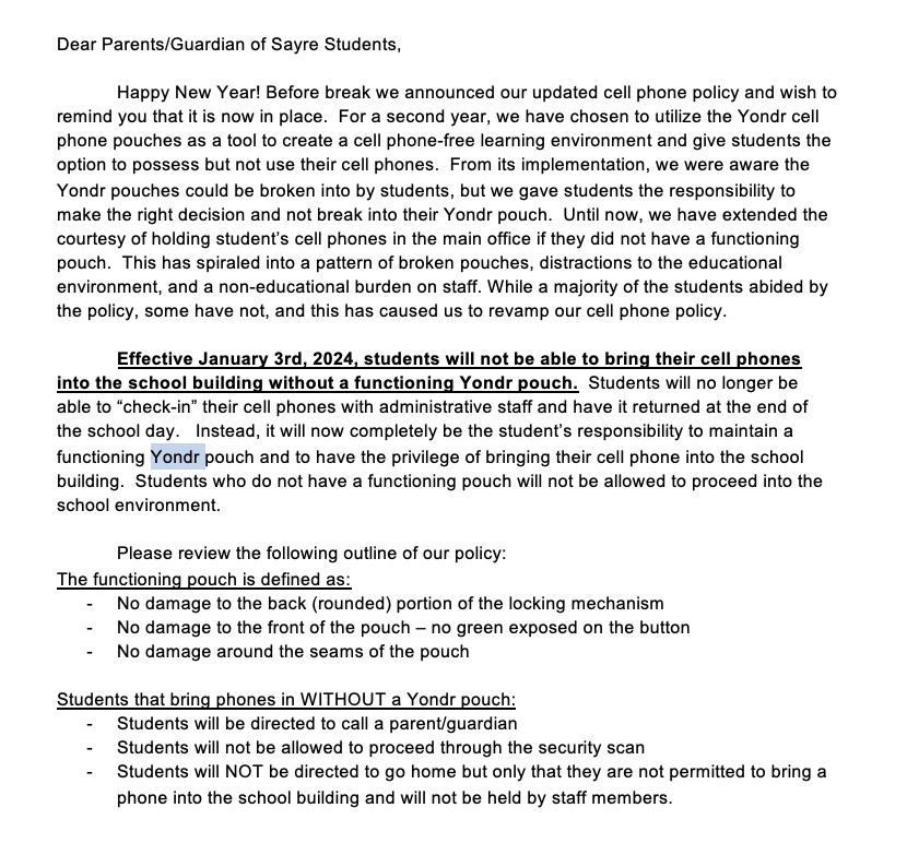 William L. Sayre High School The School District of Philadelphia